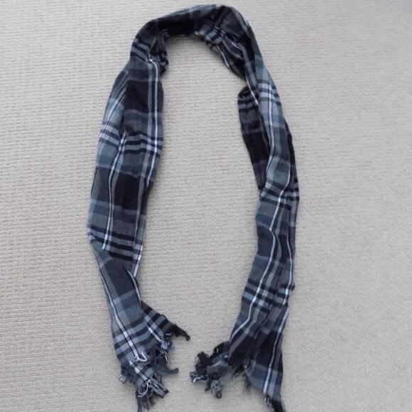 DIVIDED MENS WOMENS UNISEX PLAID SCARF WRAP - Picture 1 of 2